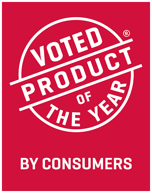 Voted Product of the Year by Consumers